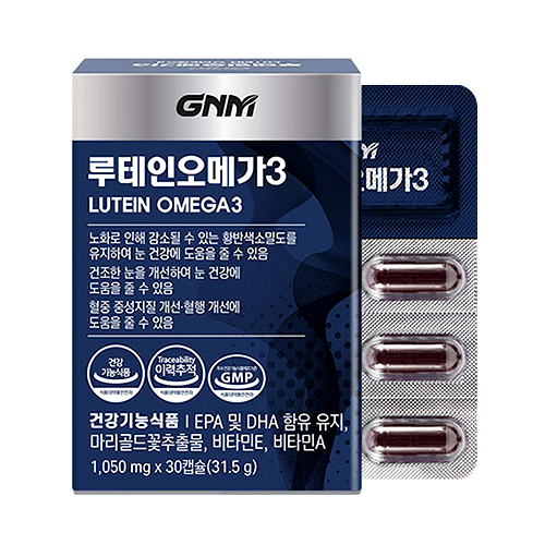 GNM자연의품격 건조한 눈엔 루테인 오메가3 1050mg 30캡슐