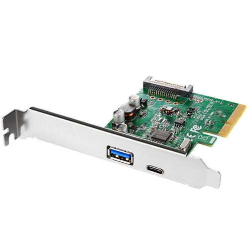 이지넷유비쿼터스  USB3.1 Gen2 Type-C+Type-A PCI Express 카드 (NEXT-323TCA)