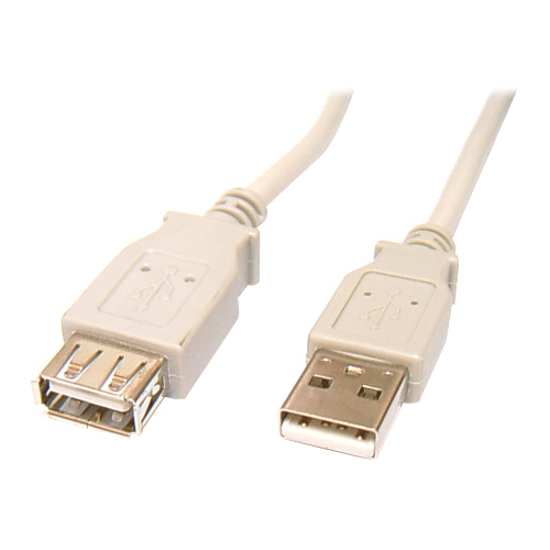 강원전자 NETmate USB 2.0 (A-A) (M/F) 연장 케이블 [NMC-UF218, 1.8m] 상품이미지