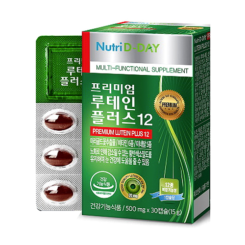 뉴트리디데이 프리미엄 루테인 플러스12 30캡슐