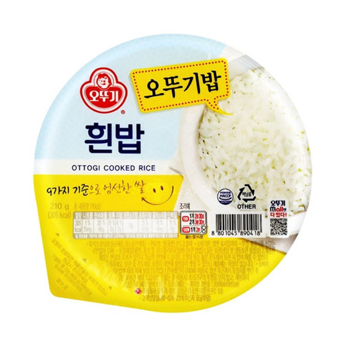  맛있는 오뚜기밥 백미 210g[1개]