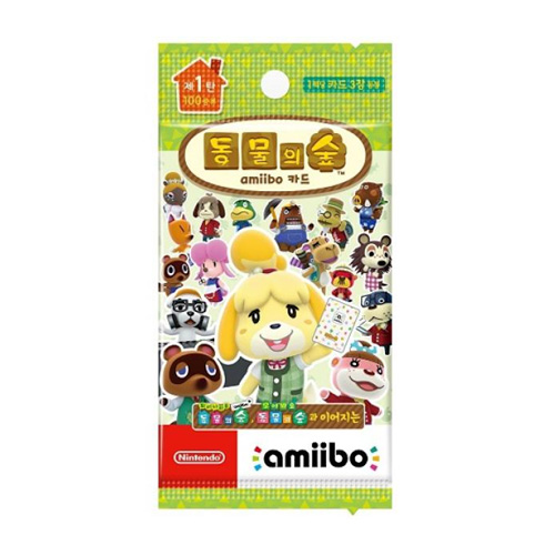 Nintendo  동물의 숲 아미보 카드 제 1탄 한글판