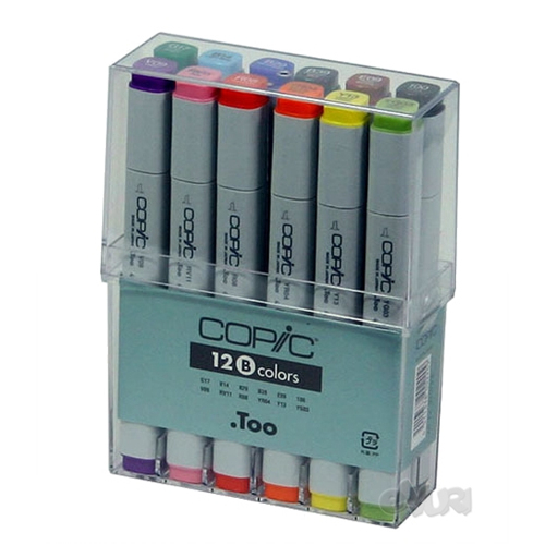 코픽  클래식 트윈 마카 세트 12색