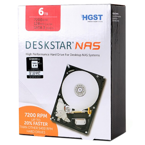 HGST 데스크스타 IDK NAS[박스,6T, 128M (HDN726060ALE614)]