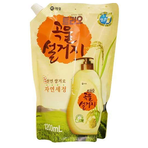  트리오 곡물설거지 리필 1.2L [3개]