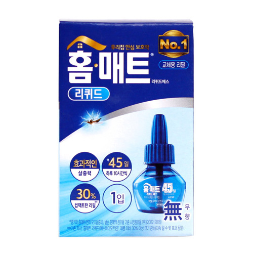 홈매트 리퀴드 무향 교체용 45일 1개입