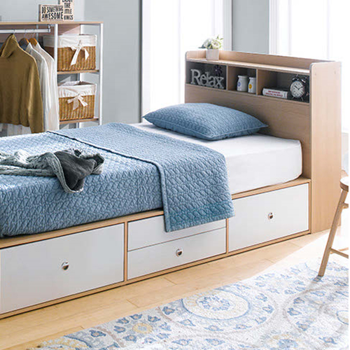 동서가구 루젠 수납헤드 깊은서랍 침대 SS