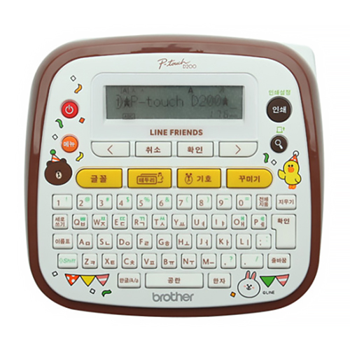 Brother  PT-D200LB 라인프렌즈