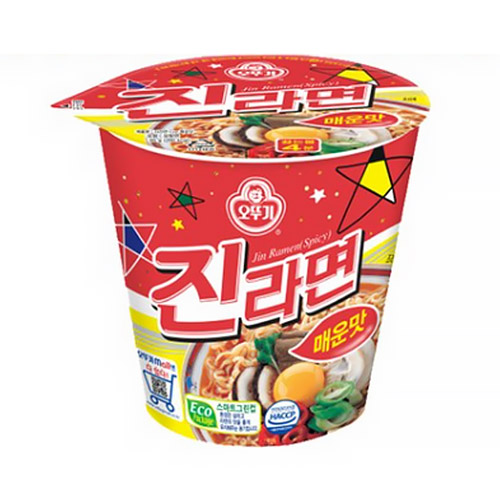 오뚜기 진라면컵 매운맛 65g [8개]