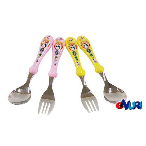  에스케이상사 뽀로로 편한 스푼 포크 세트
