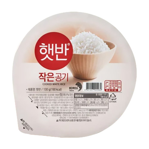 CJ제일제당  햇반 백미 작은공기 130g