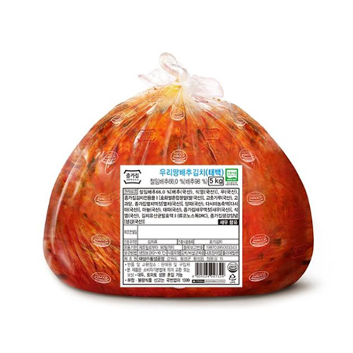 대상 종가 우리땅 배추김치 태백 5kg