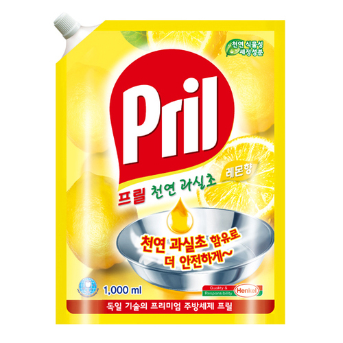 프릴 과실초 주방세제 리필 1L