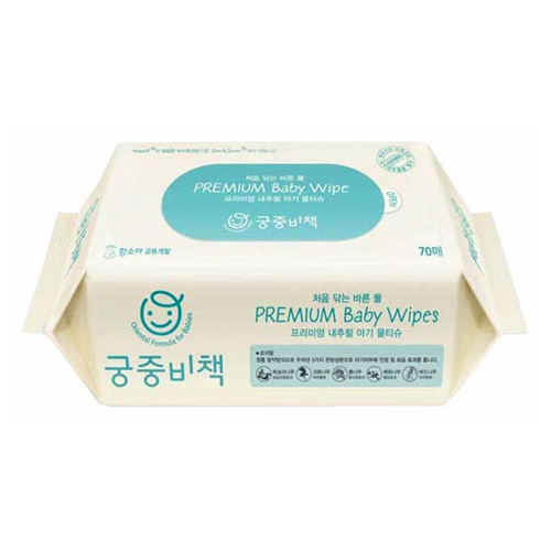 궁중비책 프리미엄 내추럴 물티슈 리필형 70매 [1팩]