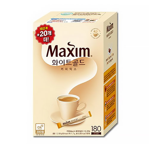 동서식품 맥심 화이트골드 믹스 스틱 180개입