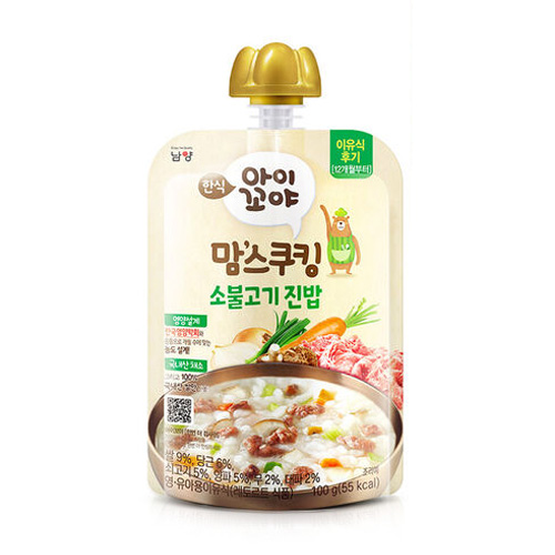 남양유업 맘스쿠킹 소불고기 진밥 100g