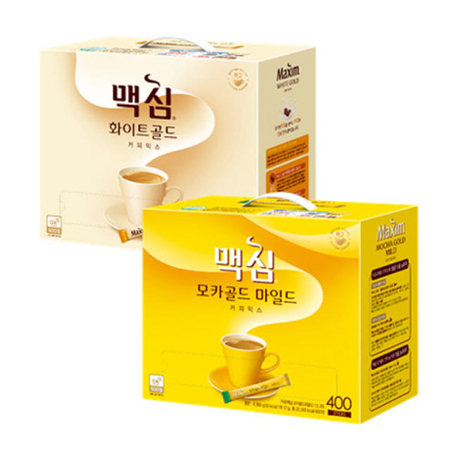 동서식품 맥심 모카골드 400개입 + 화이트골드 400개입