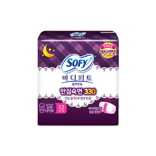 LG유니참 볼록맞춤 안심숙면 330 오버나이트 12개