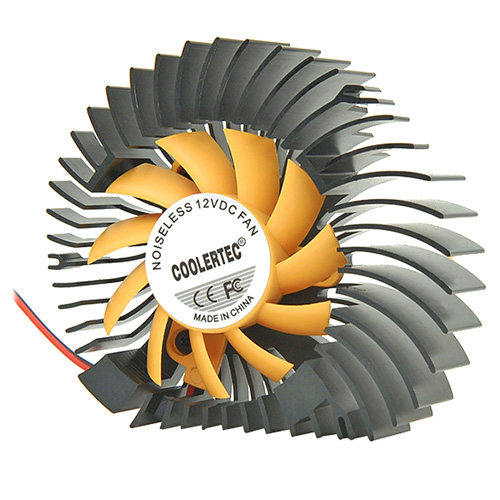 COOLERTEC  CTV-DB4 Silent Yellow