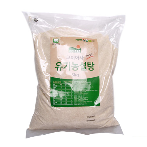 고이아사 유기농 설탕 5kg
