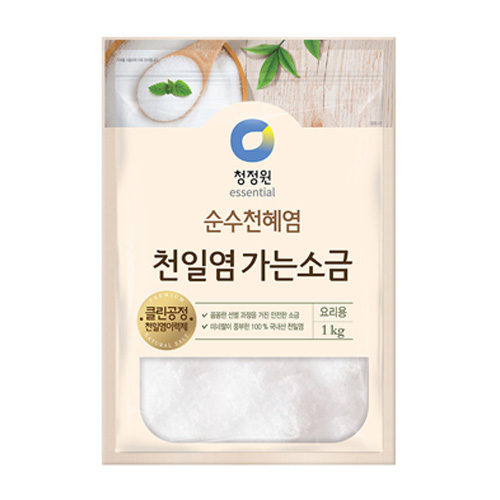 대상 청정원 천일염 가는소금 1kg