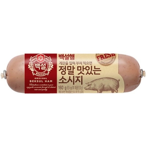 CJ제일제당 백설 정말 맛있는 소시지 160g [1개]