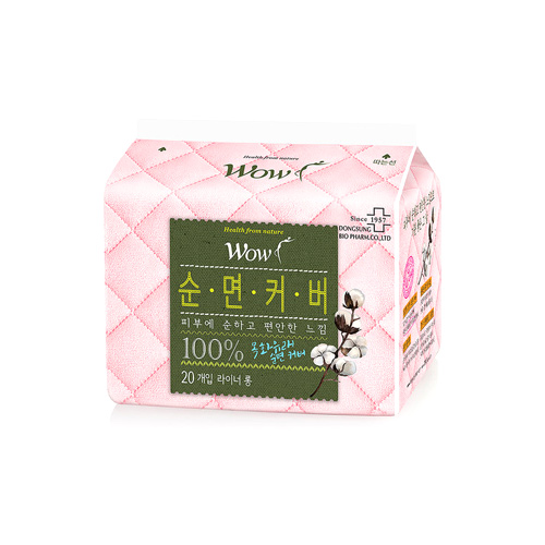동성제약 와우 순면커버 슬림 롱 팬티라이너 20개