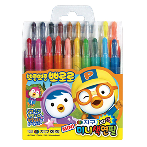 지구화학  뽀로로 미니 색연필