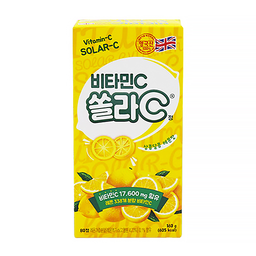 고려은단 쏠라C 레몬맛 80정
