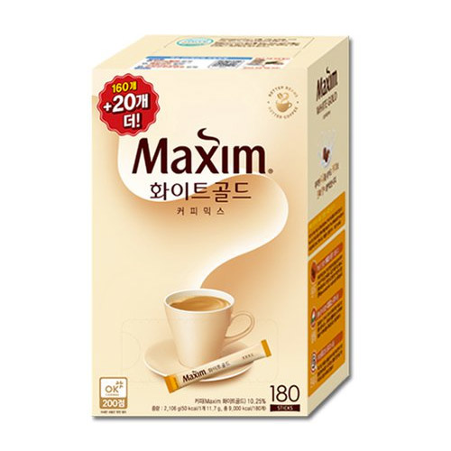 동서식품 맥심 화이트골드 믹스 스틱 180개입