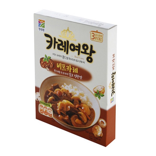 대상 청정원 카레여왕 비프카레 160g