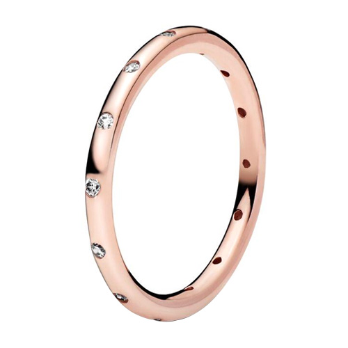 판도라 14K 드롭렛 로즈 반지_180945CZ