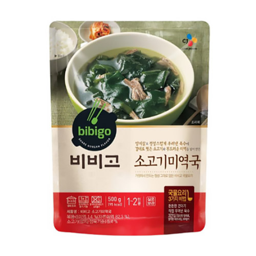 CJ제일제당 비비고 소고기 미역국 500g