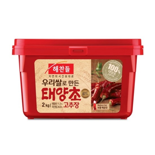  해찬들 우리쌀로 만든 태양초 골드 고추장 2kg [1개]