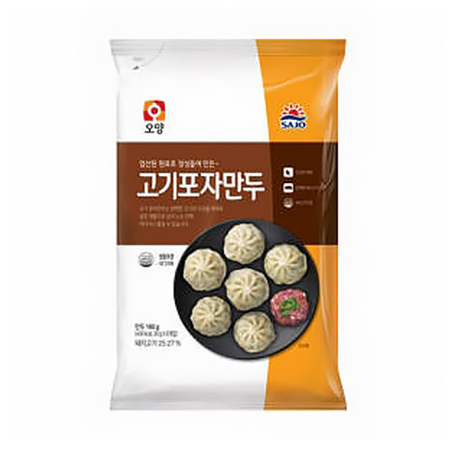 사조오양  고기 포자 만두 180g