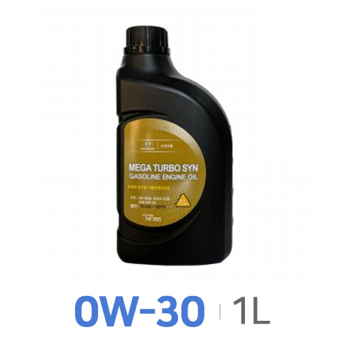 현대모비스  메가 터보 씬 가솔린 0W30 1L