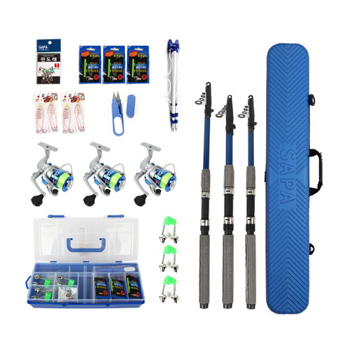 싸파  SEABIG 에메랄드 원투낚시 풀세트