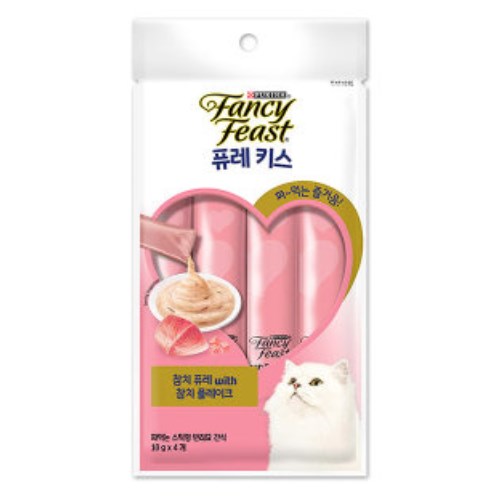 팬시피스트 퓨레키스 참치 퓨레 참치 플레이크 40g (10g x 4P)