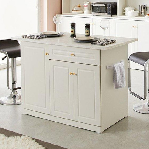 나무뜰 플레인 수납형 홈바 아일랜드식탁 1200