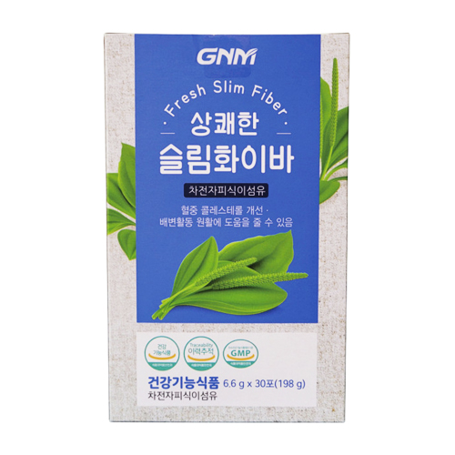 GNM자연의품격 상쾌한 슬림화이바 차전자피 식이섬유 6.6g 30포