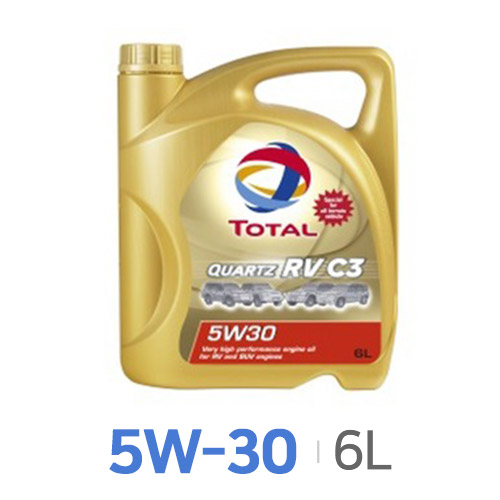 토탈  쿼츠 RV C3 5W30 6L