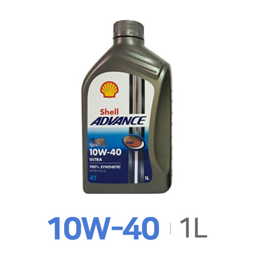 쉘  어드밴스 울트라 4T 10W40 1L