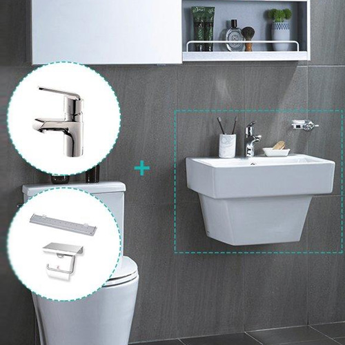 로얄앤컴퍼니  로얄F 양변기+세면기+수전 세트