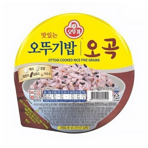 맛있는 오뚜기밥 오곡 210g