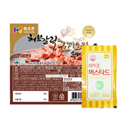 목우촌  허브갈릭 훈제오리 슬라이스 210g