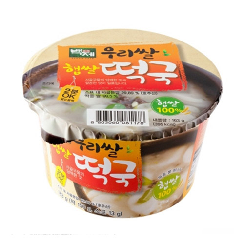 백제식품  우리쌀 햅쌀 떡국 163g
