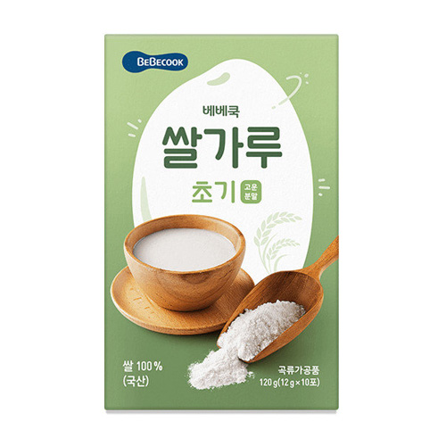베베쿡 쌀가루 초기 12g x 10포