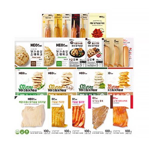 허닭  닭가슴살 맛보기 패키지