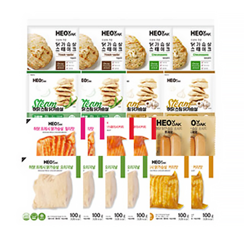 허닭  닭가슴살 리얼 알짜 패키지