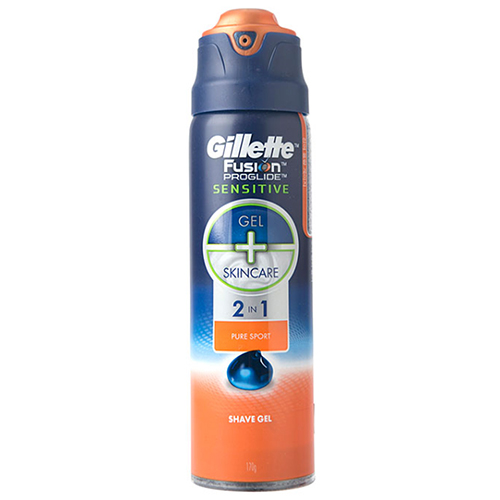 질레트 퓨전 프로글라이드 센서티브 2in1 퓨어스포츠 170g